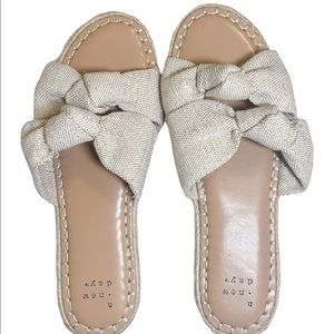 A NEW DAY ESPADRILLE DOUBLE KNOT SANDALS